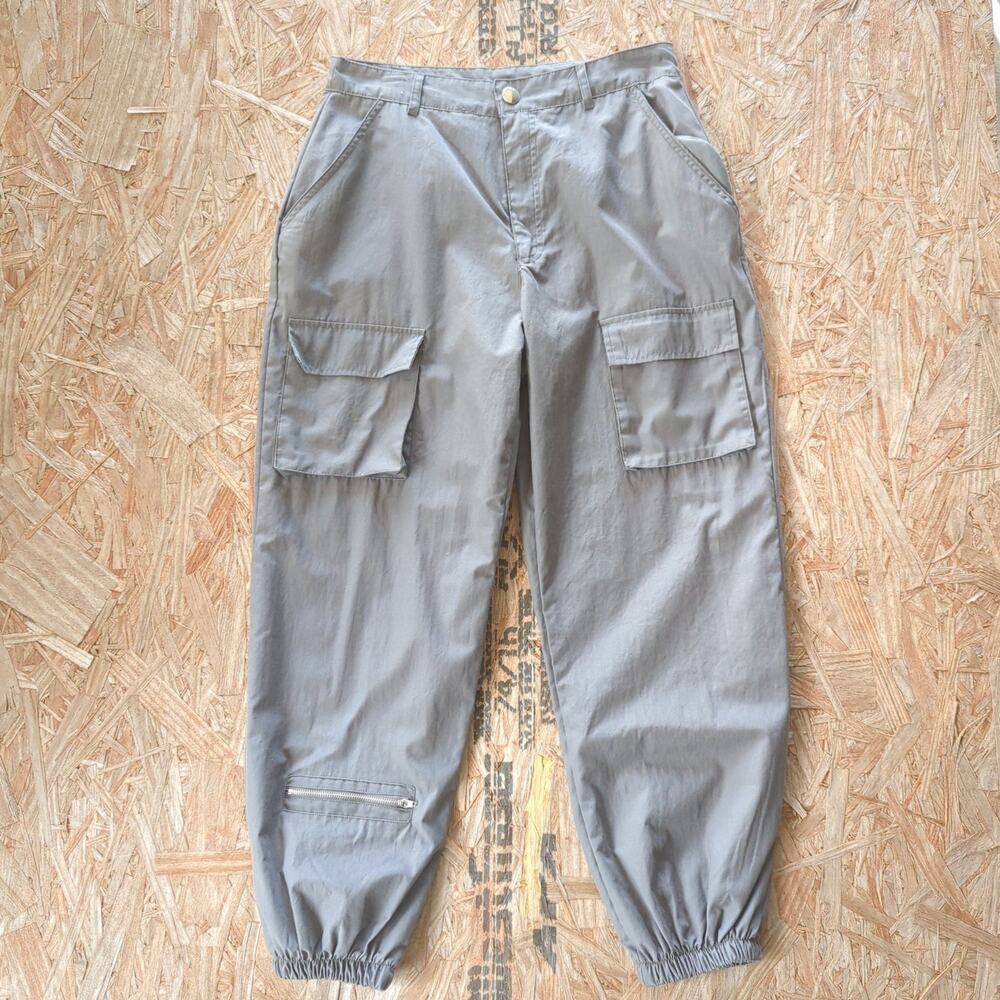 Sweet Envy Gray Cargo Jogger Pants Utility Large